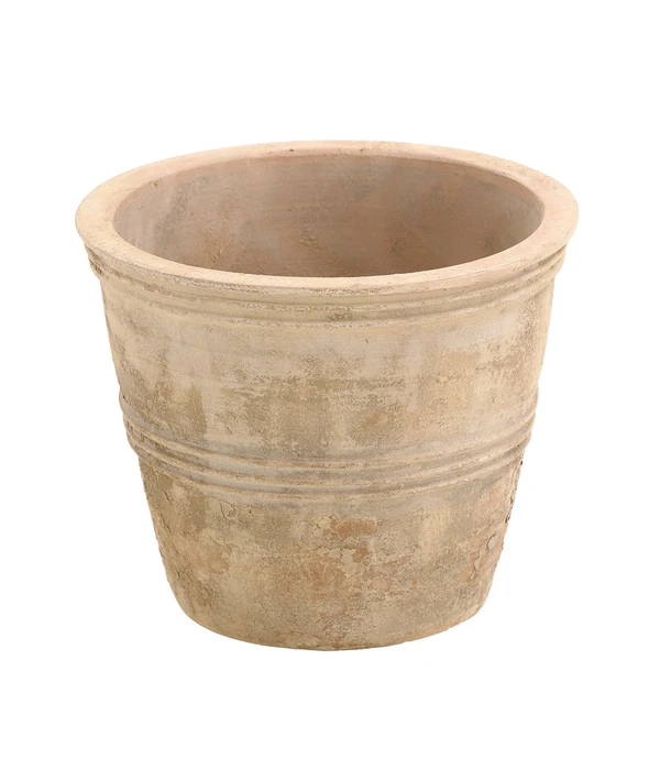 Terrakotta-Topf Grado, Rund, Antik-terrakotta 3 Terrakotta-Topf Grado, Rund, Antik-terrakotta
