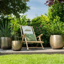 Pflanzgefäß 'Rowen', Gold, Ø 42 X H 41 Cm 14 Pflanzgefäß 'Rowen', Gold, Ø 42 X H 41 Cm -Gartenbedarf 3210801621 3210801622 3210801623 Pflanzgefaess Rowen gold 3 114984