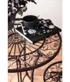 Metalltisch Antik, Ca. Ø61/H72 Cm -Gartenbedarf 3214889 WE DE 001 TischAntik