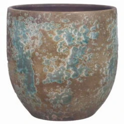 Übertopf "Luuk", Keramik, Grün, 24 Cm