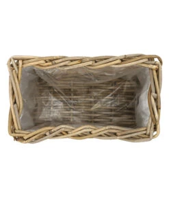 Van Der Leeden Rattan-Pflanzkasten, Graubraun 23 Van Der Leeden Rattan-Pflanzkasten, Graubraun -Gartenbedarf 3692506 3692548 WE DE 001 Rattankasten40x23x20cm