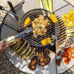 Edelstahl-Feuerstelle 'TRIA', Rost, 100 X 55 X 100 Cm 23 Edelstahl-Feuerstelle 'TRIA', Rost, 100 X 55 X 100 Cm -Gartenbedarf 3920100752 Feuerstelle TRIA rost ca100x55x100cm 3 125230