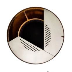 Edelstahl-Feuerstelle 'TRIA', Rost, 100 X 55 X 100 Cm 21 Edelstahl-Feuerstelle 'TRIA', Rost, 100 X 55 X 100 Cm -Gartenbedarf 3920100752 Feuerstelle TRIA rost ca100x55x100cm 5 125228