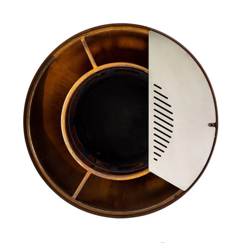 Edelstahl-Feuerstelle 'TRIA', Rost, 100 X 55 X 100 Cm 14 Edelstahl-Feuerstelle 'TRIA', Rost, 100 X 55 X 100 Cm – Bild 12