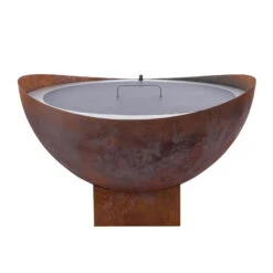 Feuerstelle 'Wave', Rost, Edelstahl, Ca. 100 X 55 X 100 Cm -Gartenbedarf 3920100768 Feuerstelle WAVE rost ca100x55x100cm 1 119657