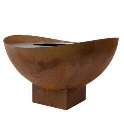 Feuerstelle 'Wave', Rost, Edelstahl, Ca. 100 X 55 X 100 Cm -Gartenbedarf 3920100768 Feuerstelle WAVE rost ca100x55x100cm 4 119658