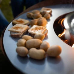 Feuerstelle 'Wave', Rost, Edelstahl, Ca. 100 X 55 X 100 Cm -Gartenbedarf 3920100768 Feuerstelle WAVE rost ca100x55x100cm 1 125244