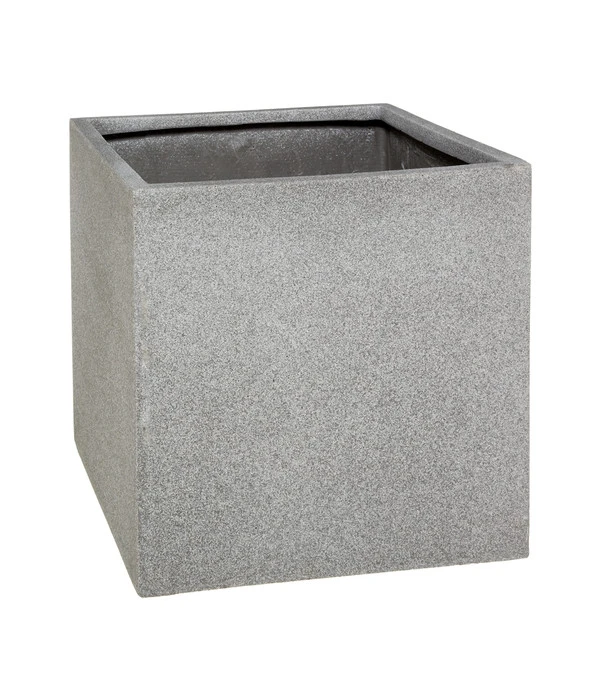 Dehner Polystone-Topf Sydney, Quadratisch, Grau 3 Dehner Polystone-Topf Sydney, Quadratisch, Grau