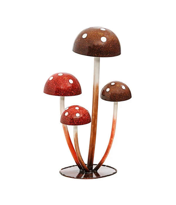 Dehner Metall-Deko Pilze, 27 X 21,5 X 46 Cm 3 Dehner Metall-Deko Pilze, 27 X 21,5 X 46 Cm