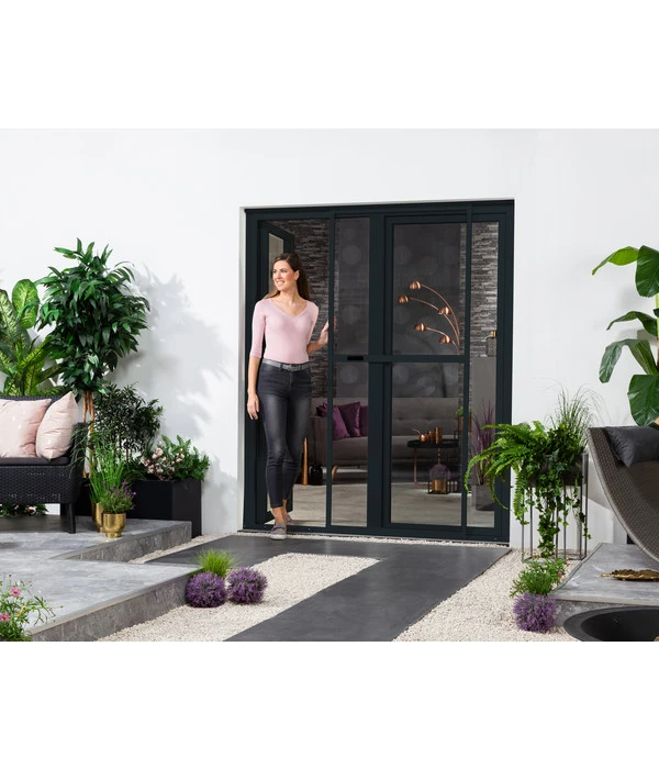 Hecht Schiebetür Einzelelement Comfort, Ca. B120/H240 Cm 3 Hecht Schiebetür Einzelelement Comfort, Ca. B120/H240 Cm