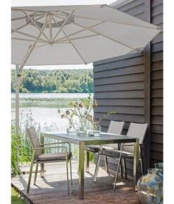 Dehner Ampelschirm Zypern, Rund, Ca. Ø 300 Cm 11 Dehner Ampelschirm Zypern, Rund, Ca. Ø 300 Cm -Gartenbedarf 4212171 WE MO 001 AmpelschirmZypernHellbraunNeu