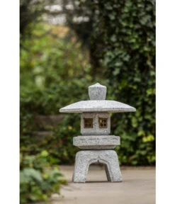 Dehner Solar-Laterne Kodai, Ca. B35/H50/T35 Cm 5 Dehner Solar-Laterne Kodai, Ca. B35/H50/T35 Cm -Gartenbedarf 4450508 WE MO 002 DehnerGranitGartenLaterneKodai