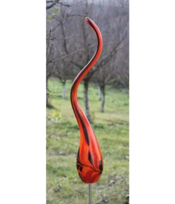 MP Glaszauber Glas-Flamme, Ca. H60 Cm -Gartenbedarf 4474870 PR MO 001 PolczerGlasflammeLavaH60cm