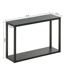 Dehner Beistelltisch Amsterdam, Ca. B75/H54/T23 Cm -Gartenbedarf 4498598 WE BG 001 DehnerBeistelltischAmsterdam