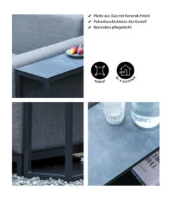 Dehner Beistelltisch Amsterdam, Ca. B75/H54/T23 Cm -Gartenbedarf 4498598 WE IG 001 BeistelltischAmsterdam