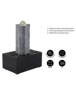 Dehner Granit-Gartenbrunnen Beata, Ca. B68/H85/T45 Cm -Gartenbedarf 5162235 WE IG 001 GranitBrunnenBeataNEU