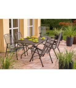 Royal Garden Streckmetall-Gartentisch, Ca. B145/H74/T90 Cm -Gartenbedarf 5312822 WE MO 004 GruppeSavoy