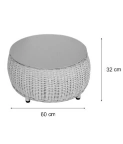 Dehner Lounge Bari, 2-teilig -Gartenbedarf 6657381 WE BG 002 DehnerLoungeBari