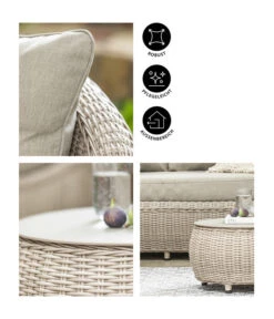 Dehner Lounge Bari, 2-teilig -Gartenbedarf 6657381 WE IG 001 DehnerLoungeBari2teilig