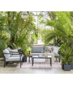 Dehner Alu-Lounge New York, 4-teilig 19 Dehner Alu-Lounge New York, 4-teilig -Gartenbedarf 6670954 WE MO 002 DehnerAluLoungeNewYork