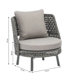 Dehner Balkonset Nizza, 3-teilig -Gartenbedarf 6670962 WE BG 001 DehnerBalkonsetNizzaSessel