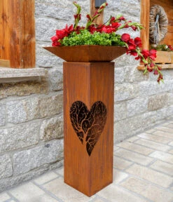 Badeko Metall-Säule Lebensader, Ca. H100 Cm 7 Badeko Metall-Säule Lebensader, Ca. H100 Cm -Gartenbedarf 6690952 WE MO 002 SaeuleLebensader