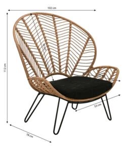 Dehner Geflechtsessel Venezia 14 Dehner Geflechtsessel Venezia -Gartenbedarf 6701650 WE BG 001 GeflechtsesselVenezia