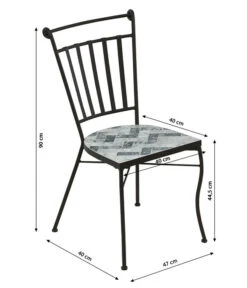 Dehner Mosaikstuhl Letizia -Gartenbedarf 6702070 WE BG 001 DehnerMosaikStuhlLetiziaNeu