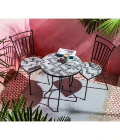 Dehner Mosaikstuhl Letizia -Gartenbedarf 6702203 WE MO 001 DehnerMosaikStuhlLetiziaNeu