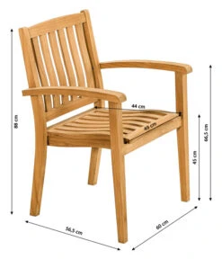 Dehner Stapelsessel Havanna -Gartenbedarf 6708309 WE BG 001 StapelstuhlHavannaNeu