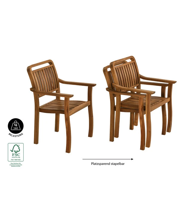 Dehner Stapelsessel Lima 7 Dehner Stapelsessel Lima – Bild 5