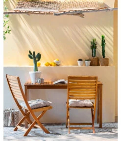 Dehner Balkontisch Macao, Ca. B142/H75/T40 Cm -Gartenbedarf 6712434 WE MO 001 BalkonGruppeMacao