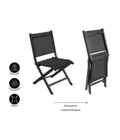 Dehner Klappstuhl Chicago -Gartenbedarf 6721054 WE IG 001 BALKONKLAPPSTUHLCHICAGOSchwarz