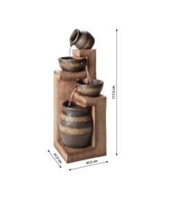 Dehner Polyresin-Gartenbrunnen Monterry, Ca. H117,5 Cm -Gartenbedarf 6742472 WE DE 001 DehnerPolyresinGartenbrunnenMonterry