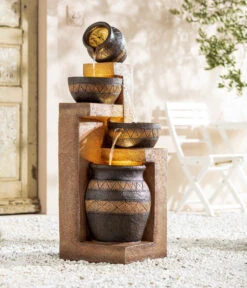 Dehner Polyresin-Gartenbrunnen Monterry, Ca. H117,5 Cm -Gartenbedarf 6742472 WE MO 001 DehnerPolyresinGartenbrunnenMonterryNEU