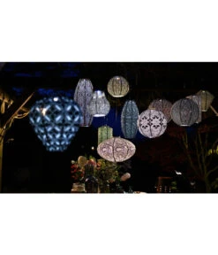 Lumiz Solar-Lampion Balloon Mandela, Ca. Ø30/H30 Cm -Gartenbedarf 6814206 WE MO 001 Solarleuchte