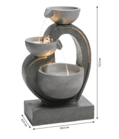Dehner Polyresin-Gartenbrunnen Heart, Ca. H72,5 Cm -Gartenbedarf 6911218 WE BG 001 BrunnenHeartNEU