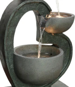 Dehner Polyresin-Gartenbrunnen Heart, Ca. H72,5 Cm -Gartenbedarf 6911218 WE DE 002 DehnerPolyresinGartenbrunnenHeart