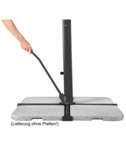 Schneider Ampelschirm Rhodos Smart, Quadratisch, Ca. B300/T300 Cm -Gartenbedarf 6953384 WE DE 007 SchneiderAmpelschirmRhodosSmartnatur