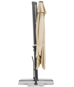 Schneider Ampelschirm Rhodos Smart, Quadratisch, Ca. B300/T300 Cm -Gartenbedarf 6953384 WE FS 004 SchneiderAmpelschirmRhodosSmartnatur