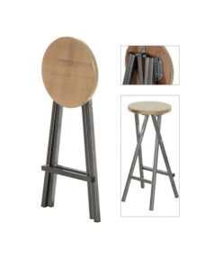 Fun Star Barhocker, Ca. H82 Cm -Gartenbedarf 6982896 WE DE 003 BarhockerStahlHolz