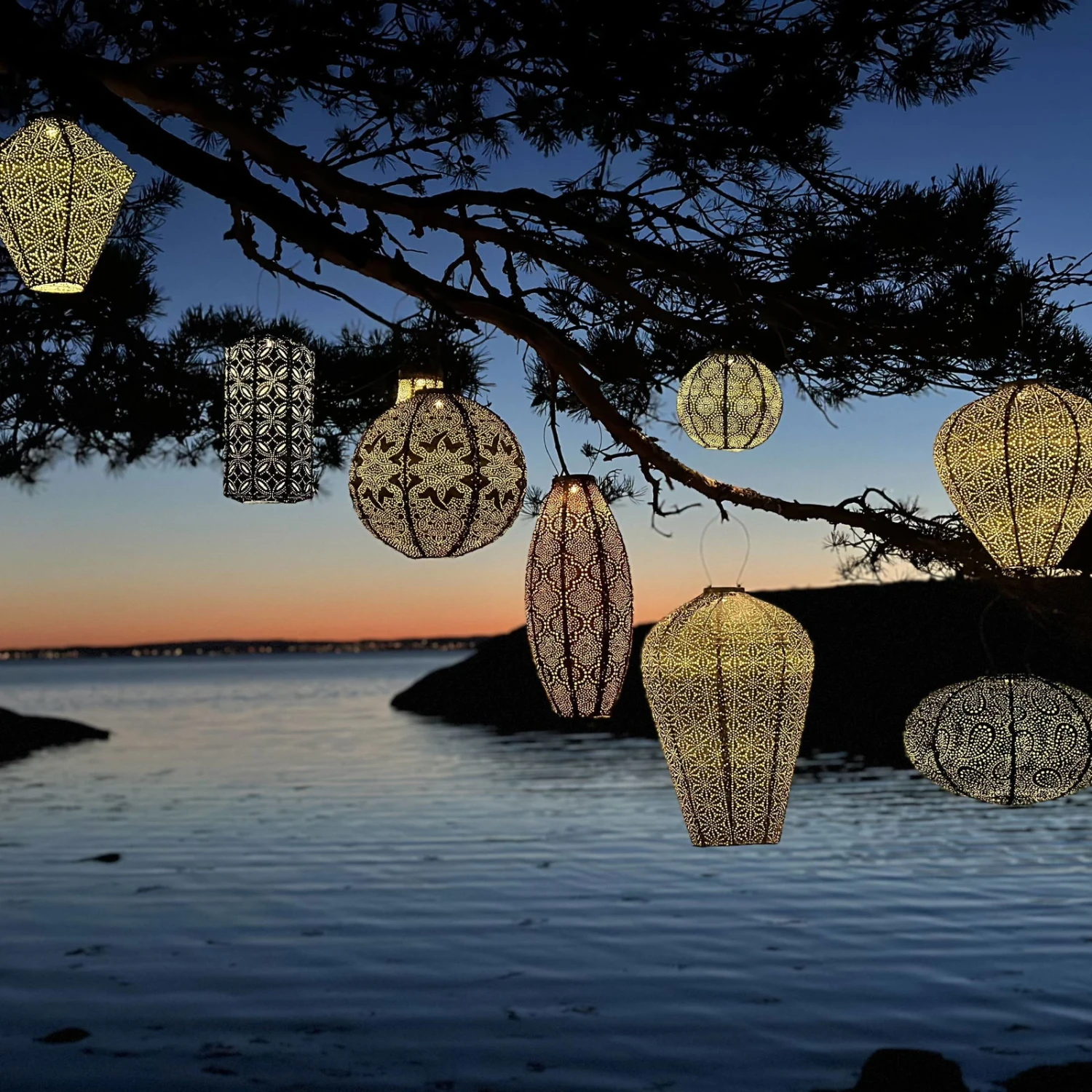 Solarlaterne 'Oval 40', Taupe, Ø 40 X 27 Cm 8 Solarlaterne 'Oval 40', Taupe, Ø 40 X 27 Cm – Bild 6